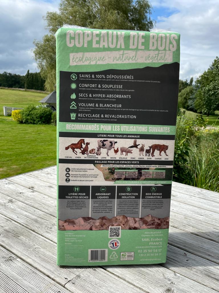 Copeaux Bois Standards - Litière Cheval