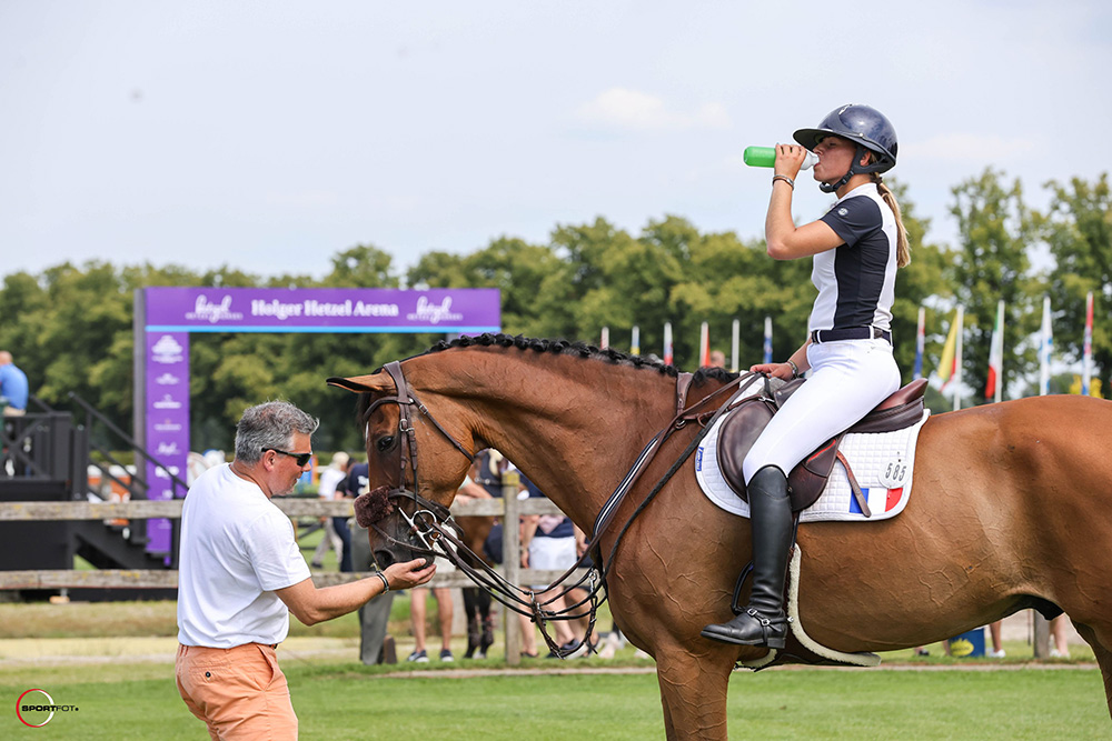 Alice Lainé et Vol'Ovent de la Serre*litiere-cheval.com aux championnats d'Europe 2024