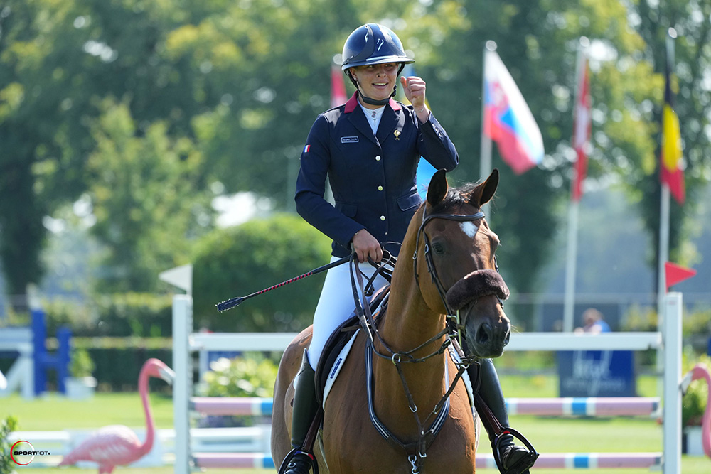 Alice Lainé et Vol'Ovent de la Serre*litiere-cheval.com aux championnats d'Europe 2024