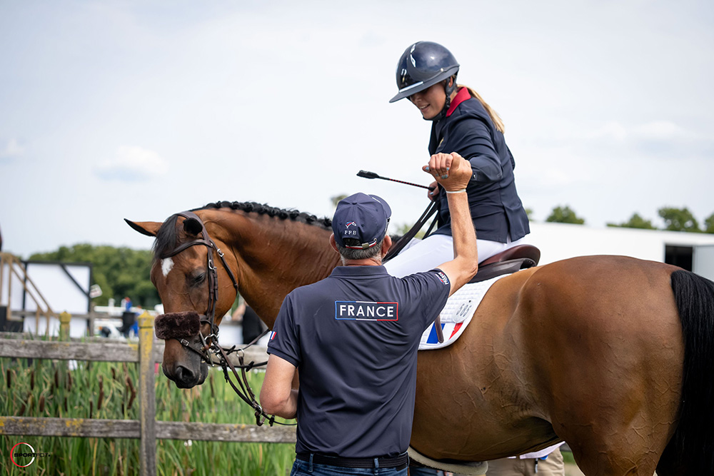 Alice Lainé et Vol'Ovent de la Serre*litiere-cheval.com aux championnats d'Europe 2024