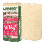 Mix-litière mélange de Copeaux de bois larges pétales et lin