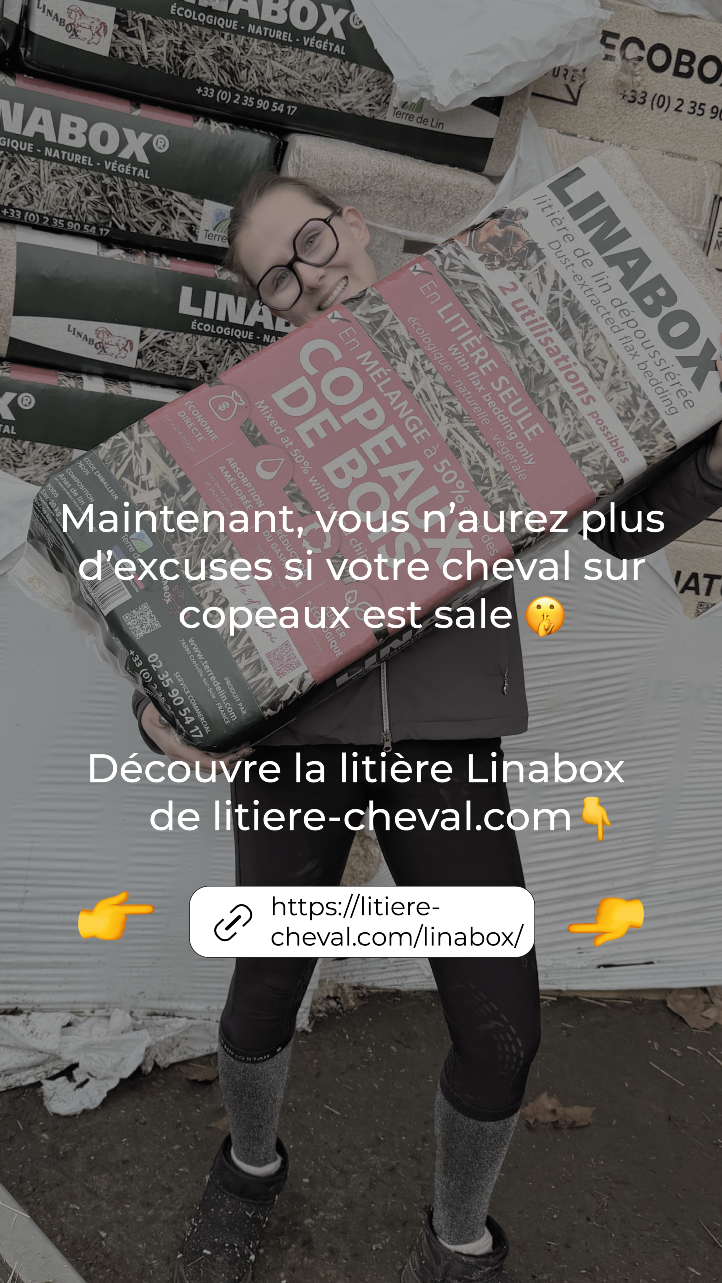 J’ai dû passer mon cheval sur copeaux, je suis dégoûtée… Pas de panique, nous avons la solution chez litiere-cheval.com !